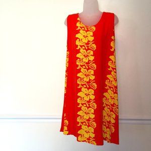 Club West Tropical Print Dress